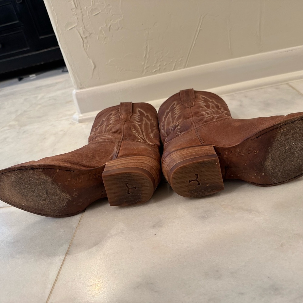 Tecovas The Jamie Tan Leather Cowboy Boots - Picture 6 of 9